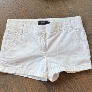 J. Crew Women's white Cargo Shorts